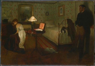 art oil painting reproduction of  Edgar Degas Interior museum quality handmade