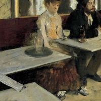 Edgar Degas L Absinthe - In A Cafe