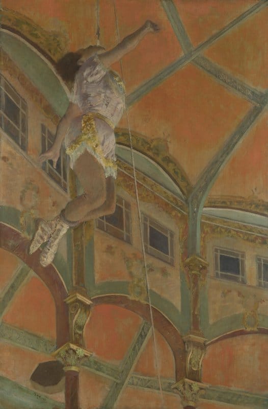 Edgar Degas Miss La La At The Cirque Fernando museum quality