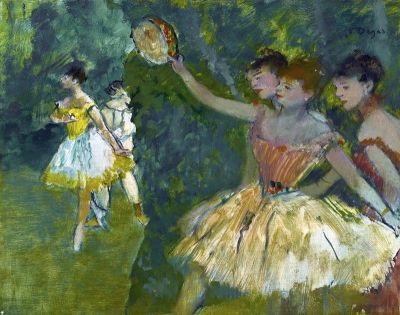 art oil painting reproduction of  Edgar Degas Quatre Danseuses 1903 museum quality handmade