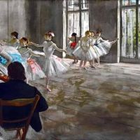 Edgar Degas Rehearsal In The Studio 1878