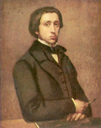 art oil painting reproduction of  Edgar Degas Self Portrait museum quality handmade