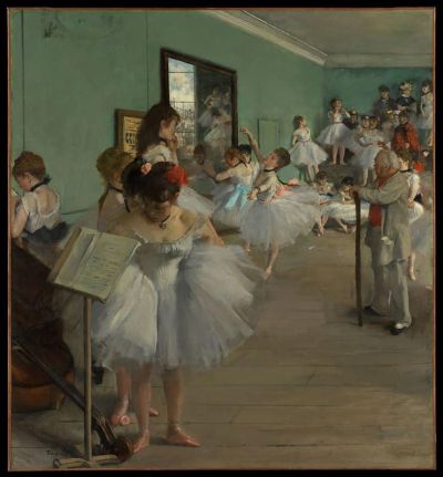 art oil painting reproduction of  Edgar Degas The Ballet Class museum quality handmade