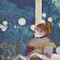 Edgar Degas The Cafe Concert - The Song Of The Dog