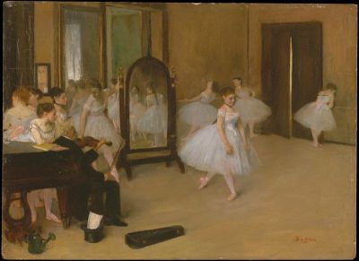 art oil painting reproduction of  Edgar Degas The Dancing Class museum quality handmade