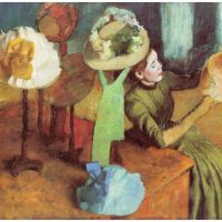 Edgar Degas The Millinery Shop