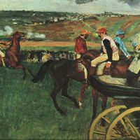 Edgar Degas The Racecourse Amateur Jockeys