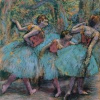 Edgar Degas Three Dancers