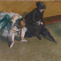 Edgar Degas Waiting 1882