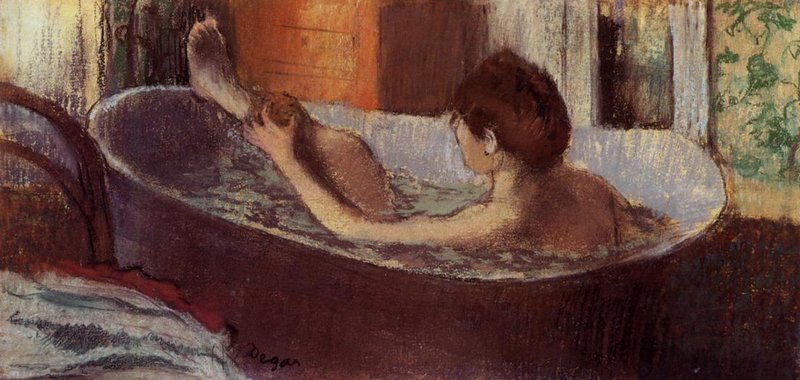 Edgar Degas Woman In Her Bath Sponging Her Leg museum quality