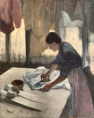 art oil painting reproduction of  Edgar Degas Woman Ironing 1876 museum quality handmade