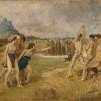 Edgar Degas Young Spartans Exercising