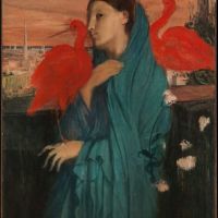 Edgar Degas Young Woman With Ibis