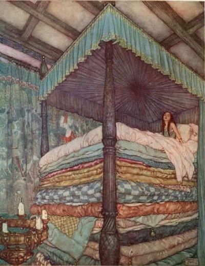 art oil painting reproduction of  Edmund Dulac Princess And The Pea museum quality handmade
