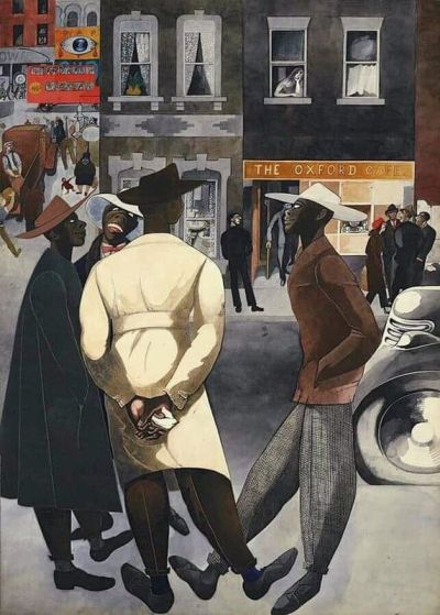 art oil painting reproduction of  Edward Burra Zoot Suits 1948 museum quality handmade