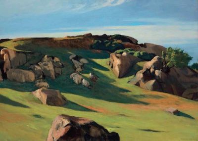 art oil painting reproduction of  Edward Hopper Cape Ann Granite 1928jpg museum quality handmade