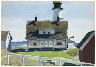 art oil painting reproduction of  Edward Hopper Captain Strout S House Portland Head 1927 museum quality handmade