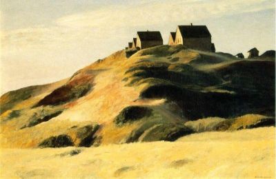 art oil painting reproduction of  Edward Hopper Corn Hill 1930 museum quality handmade