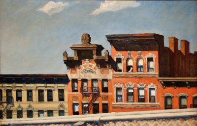 art oil painting reproduction of  Edward Hopper From Williamsburg Bridge 1928 museum quality handmade