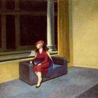 Edward Hopper Hotel Window 1955