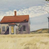 Hopper, House With Dead Trees 1932 Hand Painted Reproduction