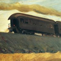 Edward Hopper Railroad Train - 1908
