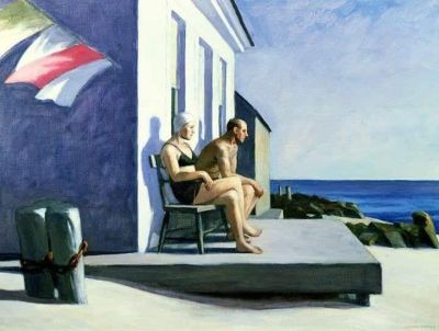 art oil painting reproduction of  Edward Hopper Sea Watchers 1952 museum quality handmade