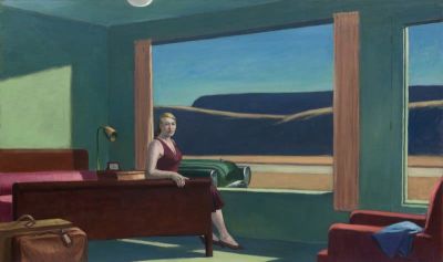 art oil painting reproduction of  Edward Hopper Western Motel 1957 museum quality handmade