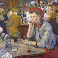 Edward Le Bas Saloon Bar 1940