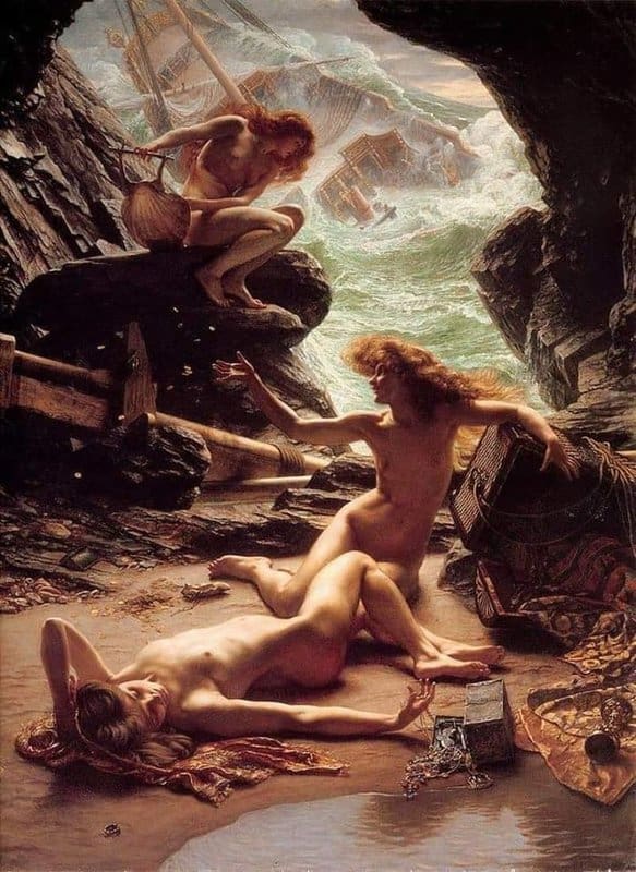 Edward Poynter The Cave Of The Storm Nymphs museum quality