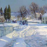 Edward Willis Redfield The Village Store 1908