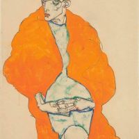 Egon Schiele Figura Masculina De Pie Autorretrato 1914
