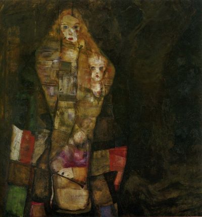 art oil painting reproduction of  Egon Schiele Madonna 1911 museum quality handmade