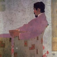 Egon Schiele Portrait Of The Painter Anton Peschka - 1909