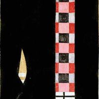 Egon Schiele Woman With Red Hair In A Black Coat 1908