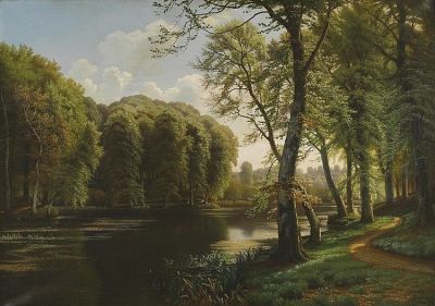art oil painting reproduction of  Eiler Rasmussen Eilersen A Summer S Day 1878 museum quality handmade