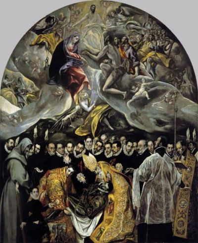 art oil painting reproduction of  El Greco L Enterrement Du Comte D Orgaz museum quality handmade