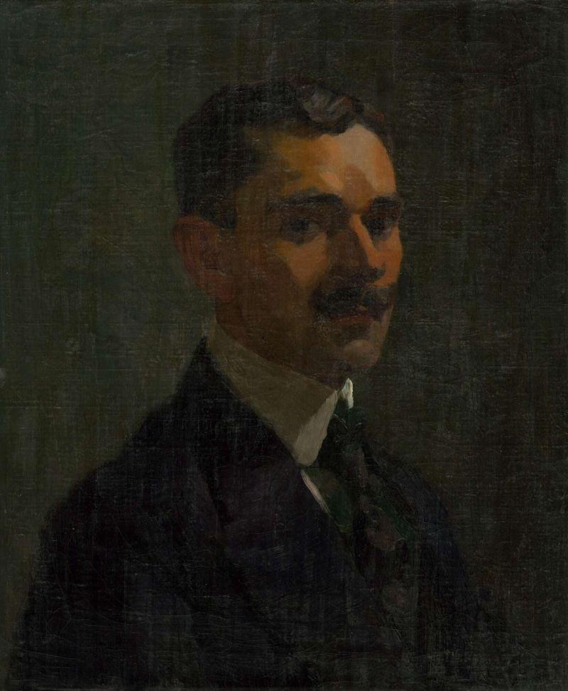 Emile Alexay, Slovak - Portrait Of Julius Olexak museum quality