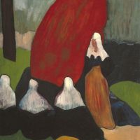 Emile Bernard Breton Women With Seaweed C. 1892