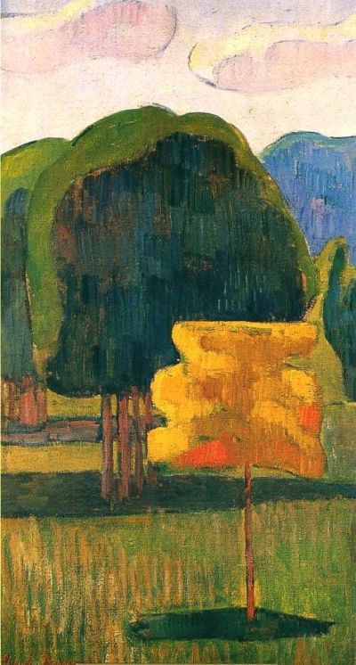 art oil painting reproduction of  Emile Bernard Yellow Tree 1888 museum quality handmade