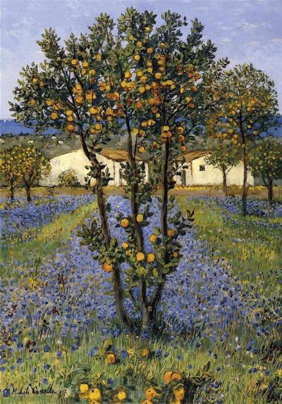 art oil painting reproduction of  Emile Claus Mattina D Estate 1891 museum quality handmade
