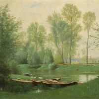 Ernest Longfellow The Seine