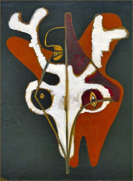 Ernst Wilhelm Nay Head Of A Moose - 1933 museum quality