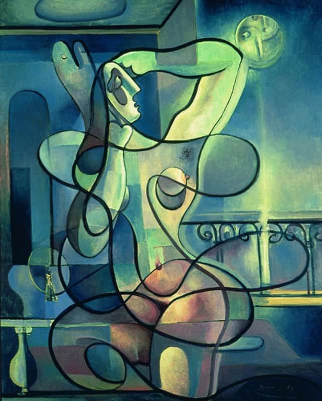 Ervand Kochar The Girl And The Moon - 1959 museum quality