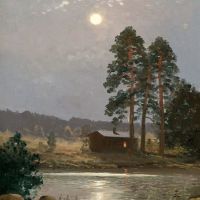 Eugen Taube Moonlit Landscape