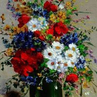 Eugene Henri Cauchois A Bouquet Of Flowers To All Women