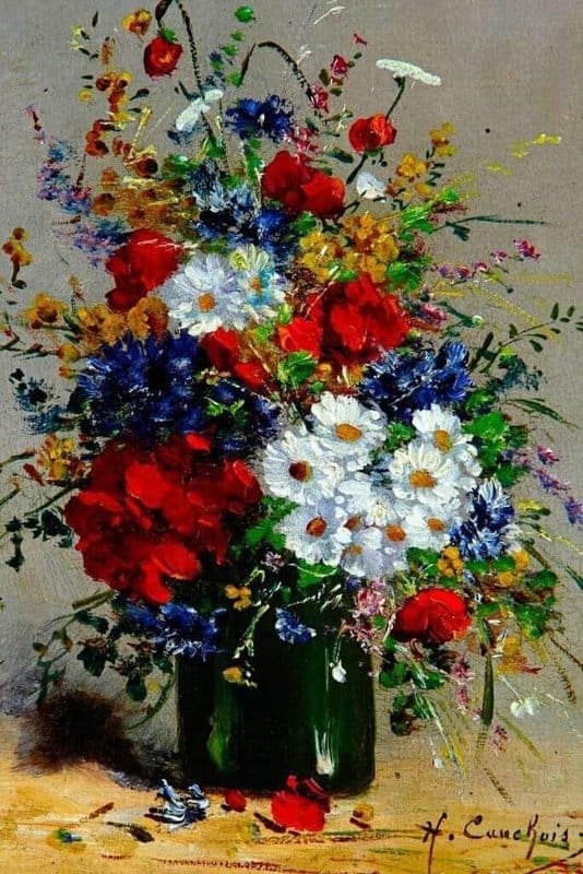Eugene Henri Cauchois A Bouquet Of Flowers To All Women museum quality