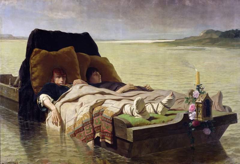 Evariste Vital Luminais The Sons Of Clovis Ii - 1880 museum quality
