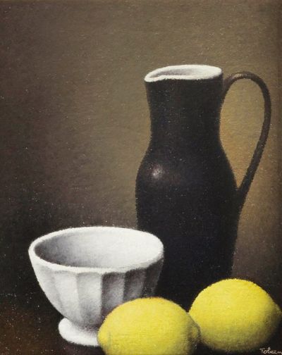 art oil painting reproduction of  F Lix Elie Tobeen Bol Et Citrons C. 1930 museum quality handmade
