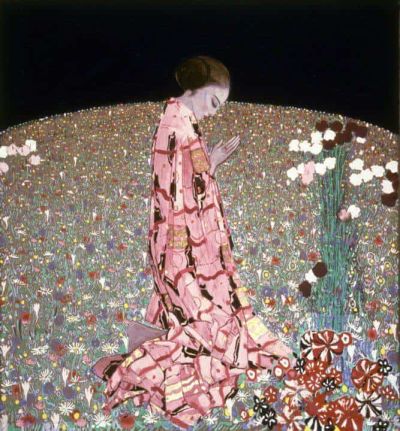 art oil painting reproduction of  Felice Casorati The Prayer 1914 museum quality handmade